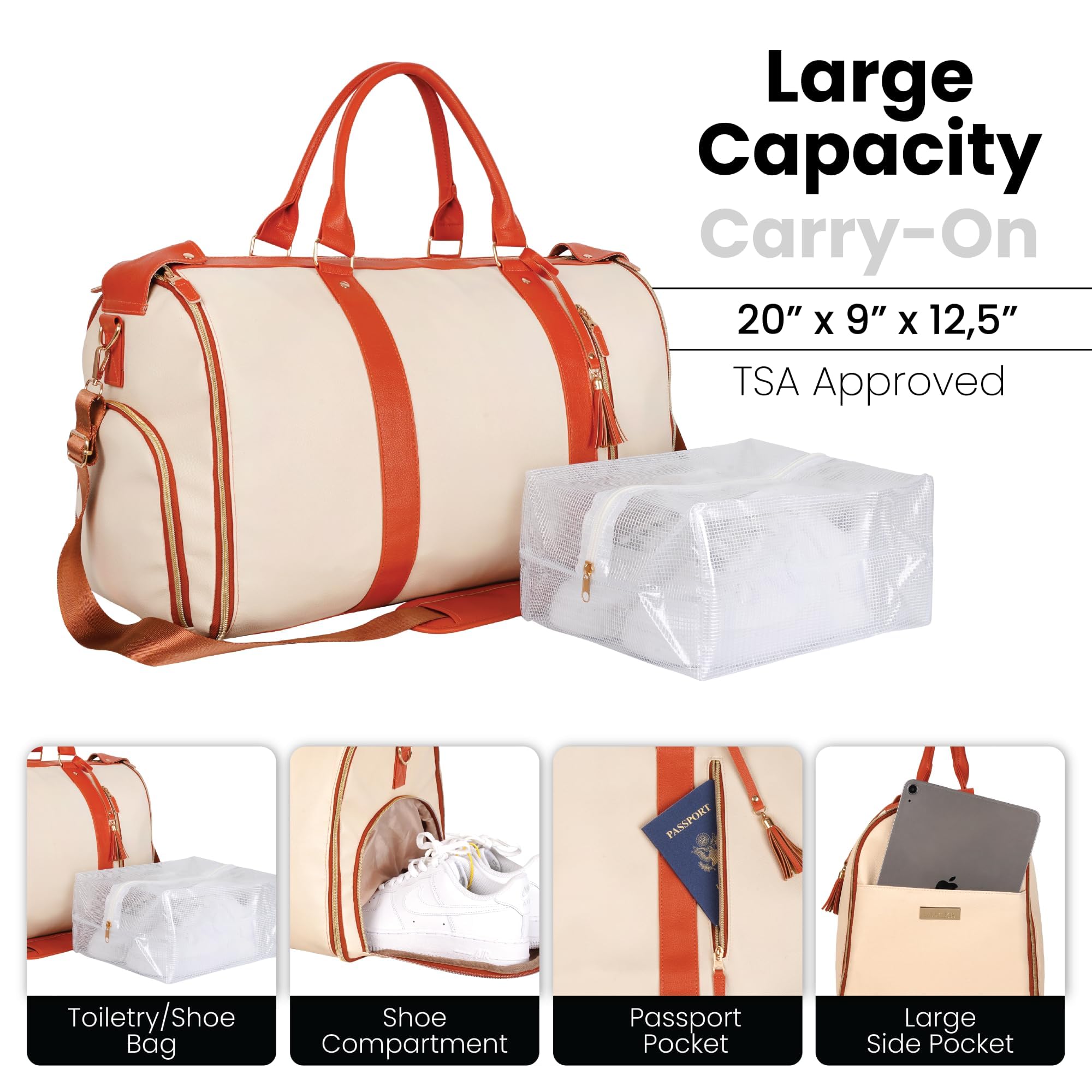 Luhxe Travel Roller Bag 2.0 Snow - Dettaglio