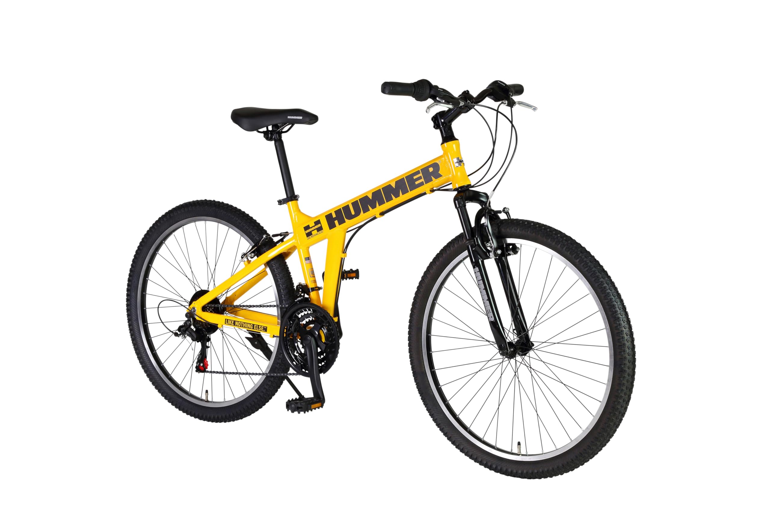 Amazon | HUMMER(ハマー) AL-MTB2621Fsus イエロー アルミフレーム 26 