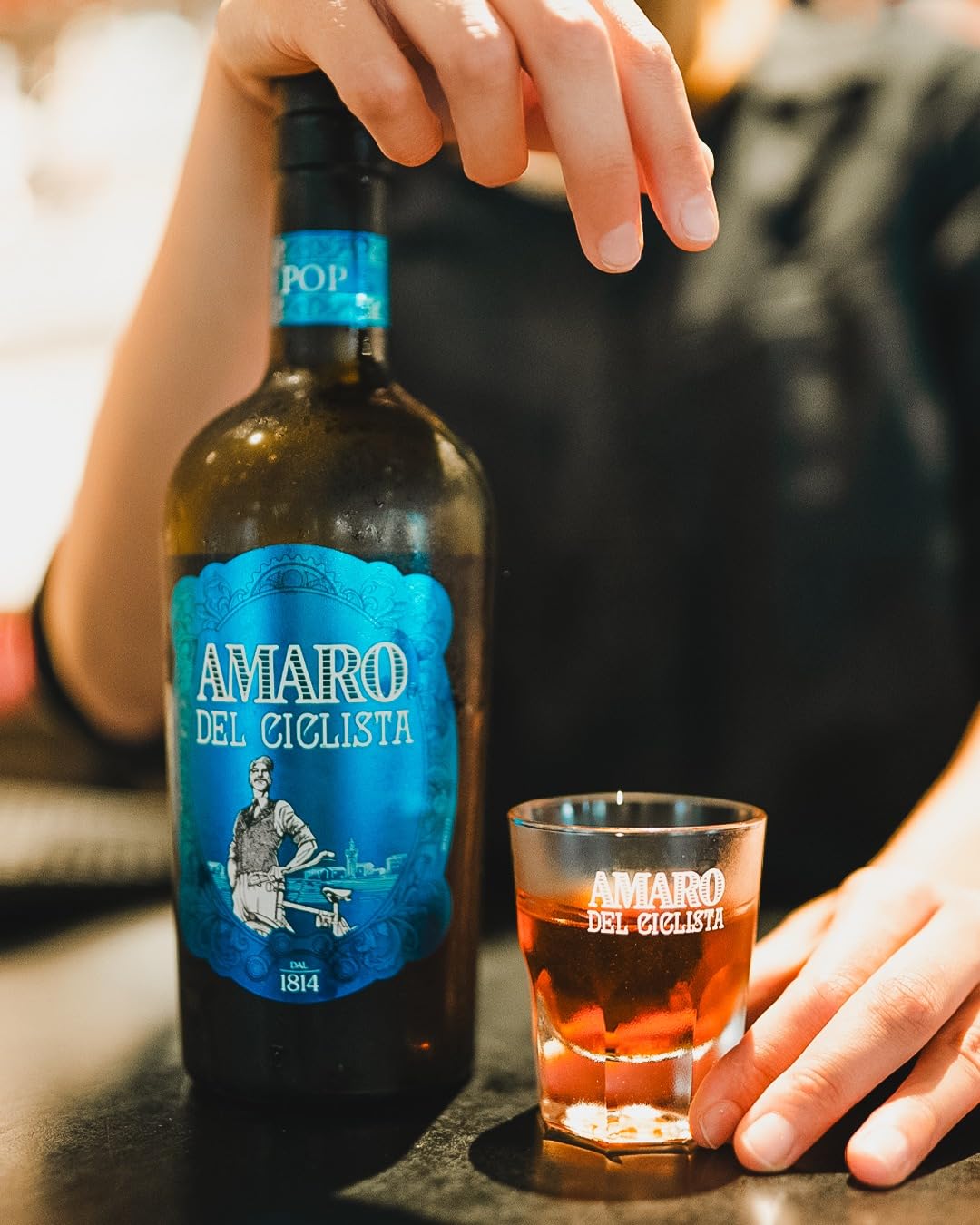 Amaro del Ciclista POP 70 cl, 30% Vol. (GiftBoxBicchieri)