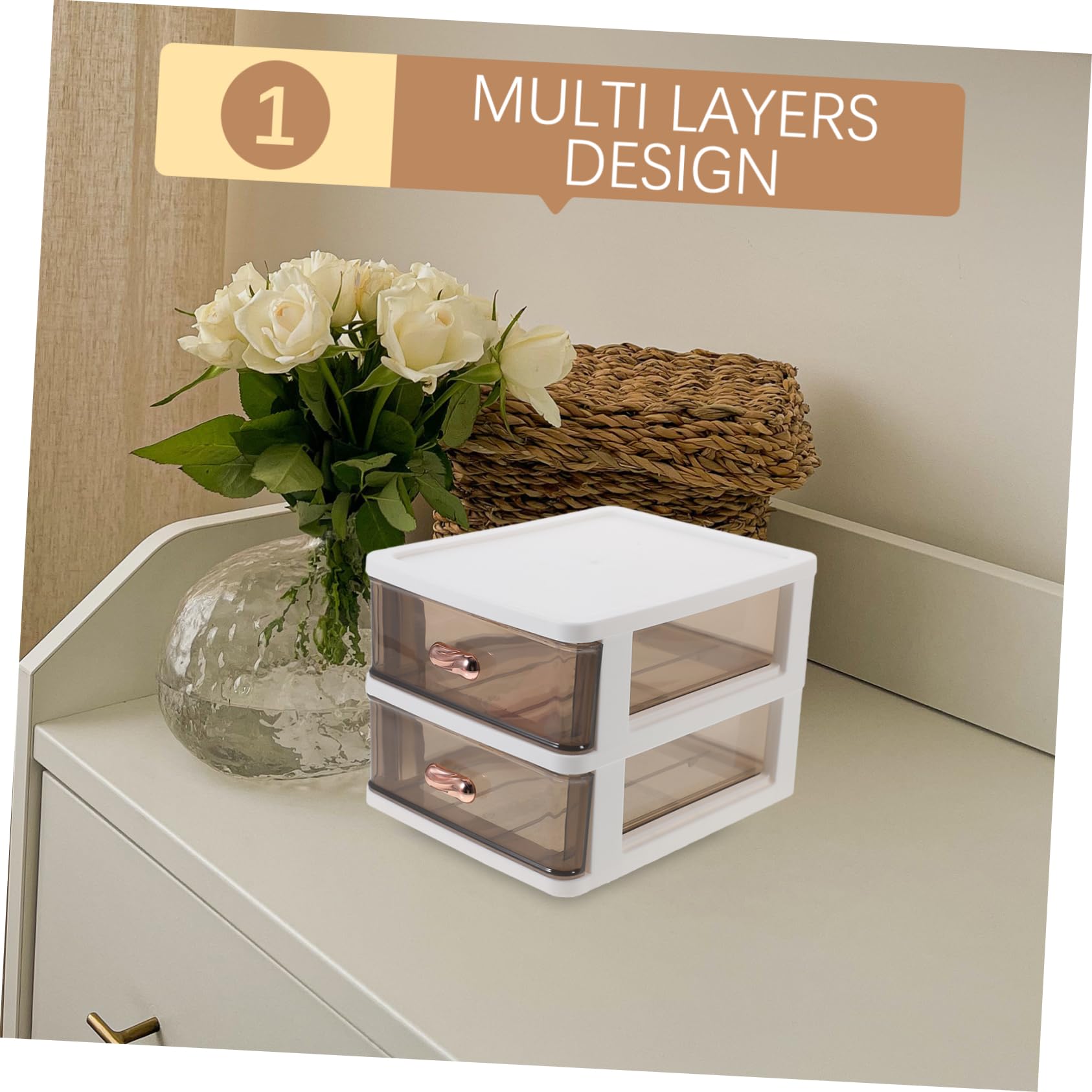 Lurrose 3pezzi Organizzatore Documenti Scrivania Portadocumenti Scorrevoli Design Per e Casa Per Cosmetici e Piccole