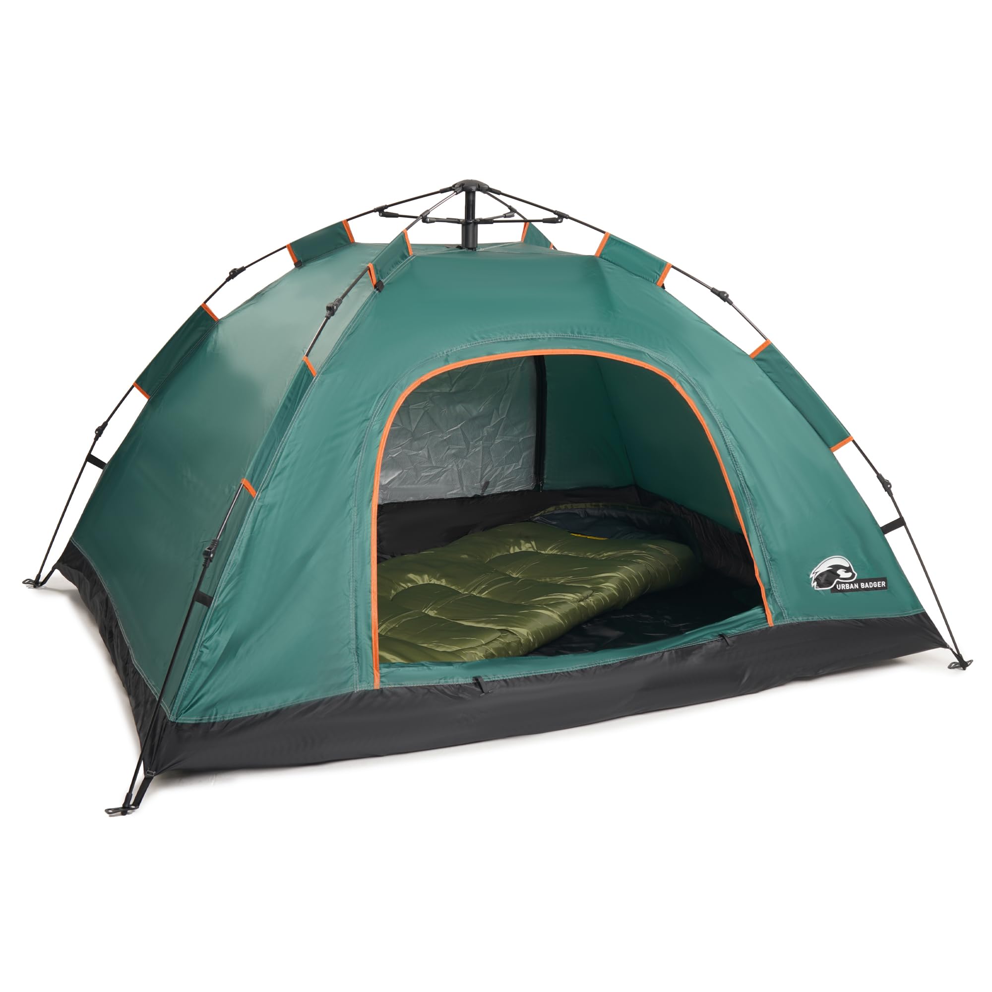 Urban BadgerMidgard Automatic Tent Ultra Lightweight Tent, Sets Up in 10 Seconds, 1-2 Person for 4 Seasons, Anti-Uv Family Tent for Outdoor Events