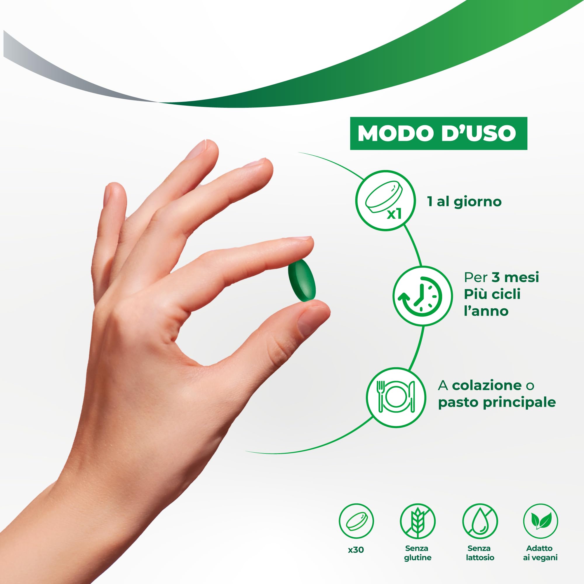 Bioscalin NOVA:Genina Integratore Alimentare per Capelli con Attivi Naturali, Favorire la Forza dei Capelli per Donna e Uomo, Senza Glutine, Naturalmente Privo di Lattosio, 30 Compresse