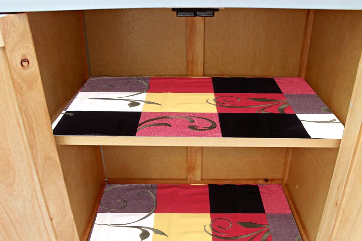 Buy Kuber Industries Wardrobe's Shelf Mat,Kitchen Shelf Mat,Drawer Mat in Plastic Sheet Material
