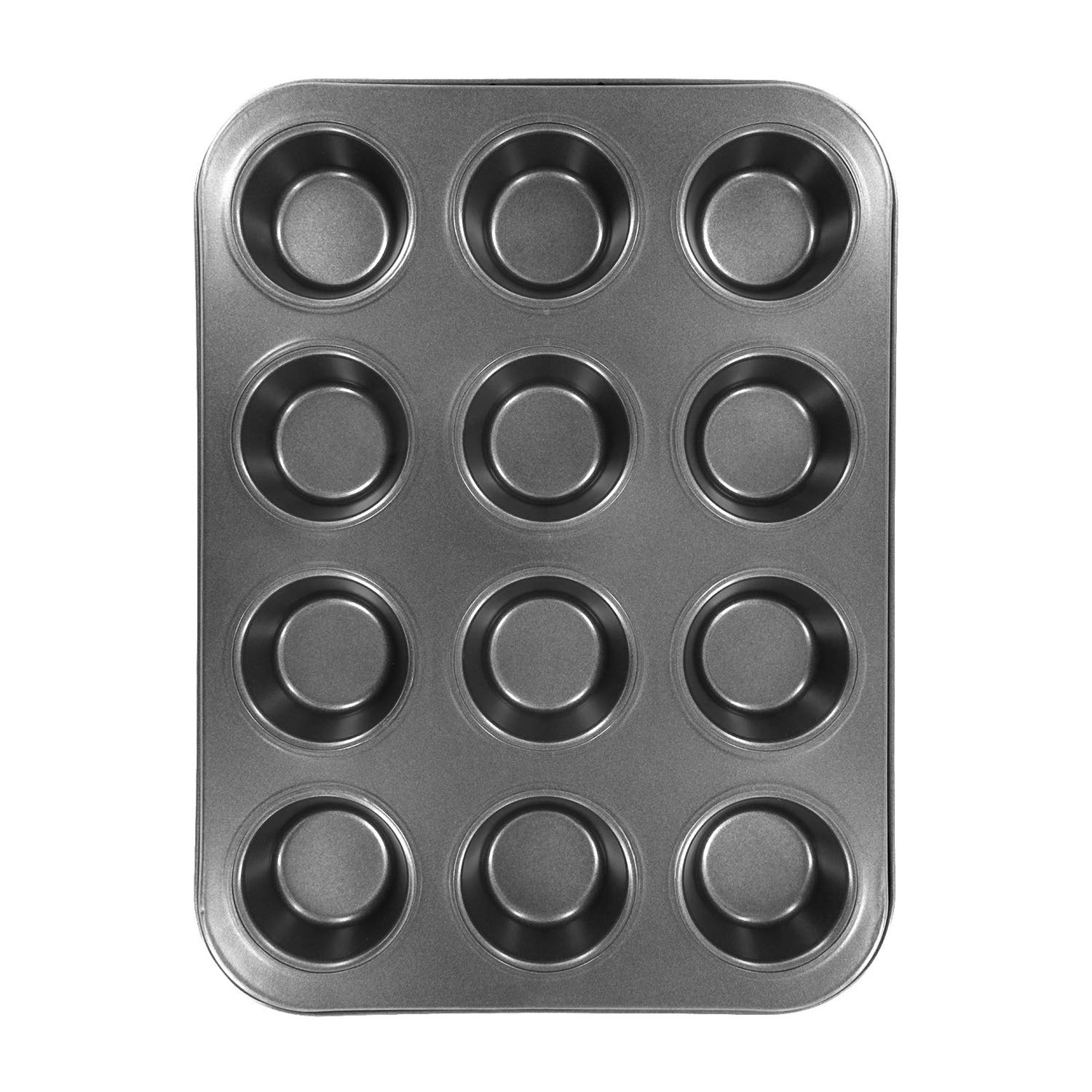 Westmark Muffin Baking Tin, 12 cupcakes, Gray