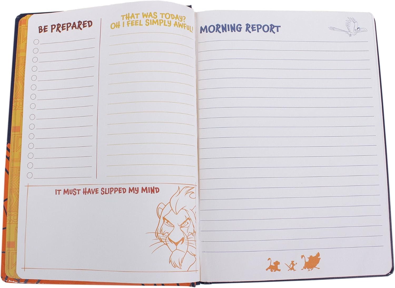 Half Moon Bay Disney Classic - Stationery & Notebooks - The Lion King A5 Notebook - No Worries