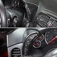 Vista 7 de Cubierta de botón para salpicadero compatible con Chevy Corvette C6 2005-2013, cubierta de bisel del velocímetro, marco interior de accesorios