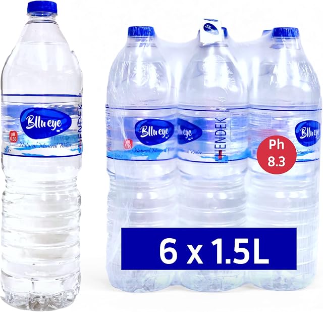 Still Natural Mineral Water 1.5 pack of 6 Bllu Eye pH 8.3