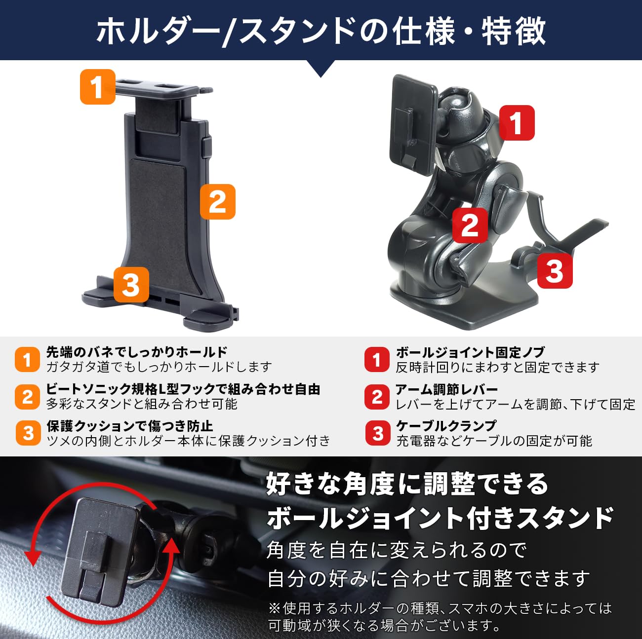 Amazon | ビートソニック トヨタ ヤリス・前期GRヤリス専用スタンド 