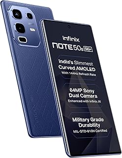 Infinix Note 50s 5G+ (128GB, Marine Drift Blue) (6GB RAM)