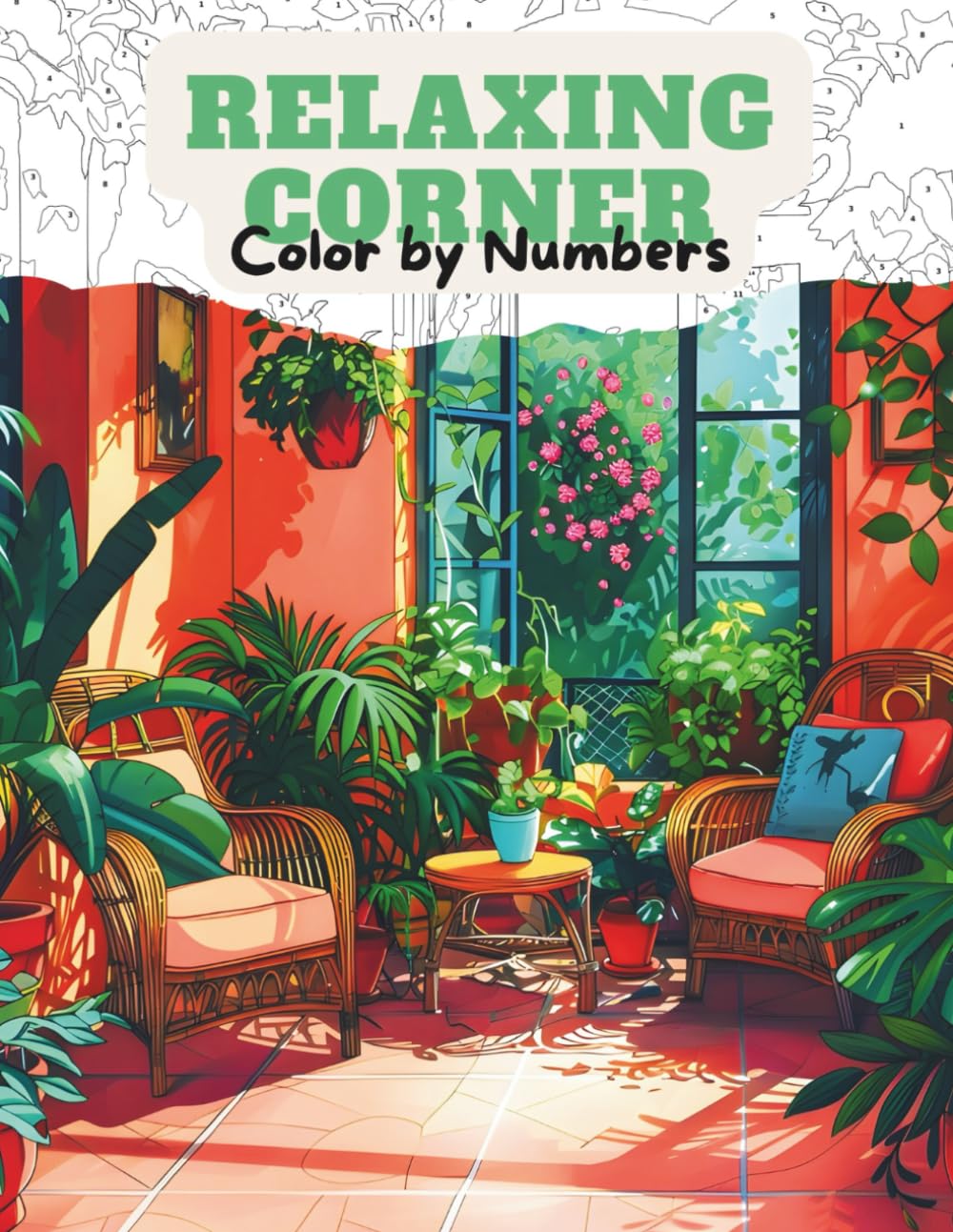 Relaxing Corner Color by Numbers, A Calm & Cozy Coloring Experience for Adults: Easy Relaxing Corner Coloring Book for Adults and Teens | Peaceful Relaxing Color by Number Scenes, Stress Relief