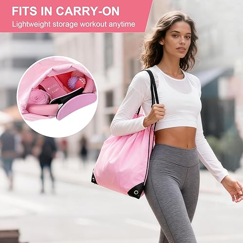 Miniatura 8 de Kit de pilates para mujer  14 piezas de equipo de pilates con anillo de pilates y bola, 5 bandas de resistencia, etc. Accesorios para principiantes