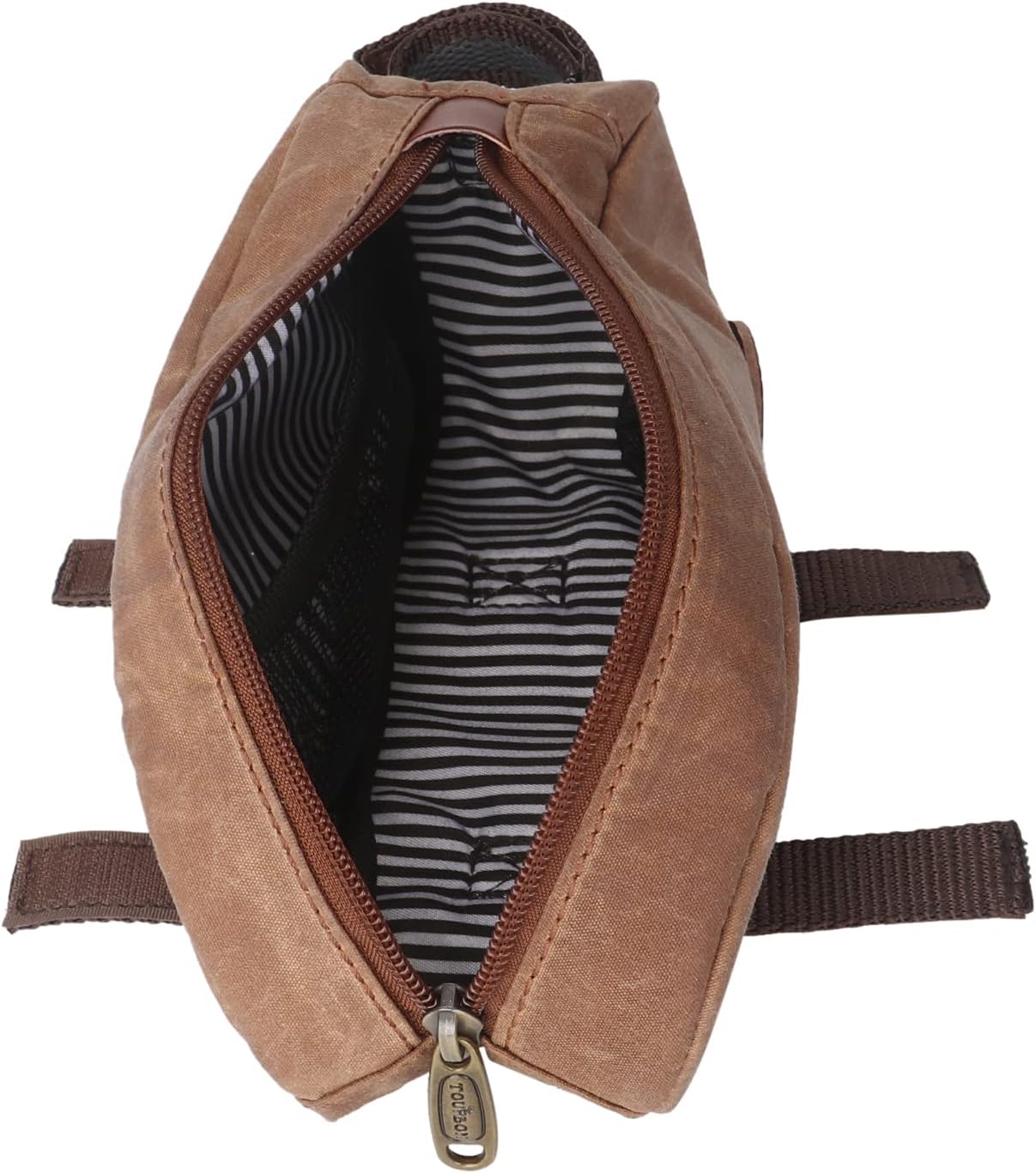 TOURBON Bicycle Bag Bike Top Tube Pouch Front Frame Phone Holder Water-Resistant Cycling Accessories Storage Bag