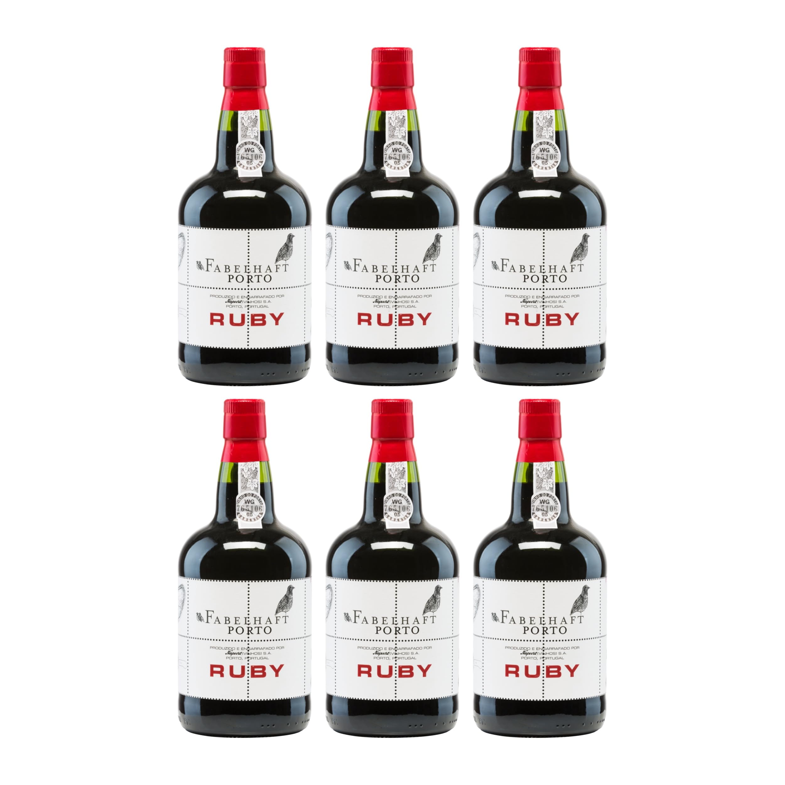 Niepoort Vinhos Fabelhaft Ruby Portwein Rot Süss Portugal inkl. FeinWert E-Book (6 x 0.75 l)