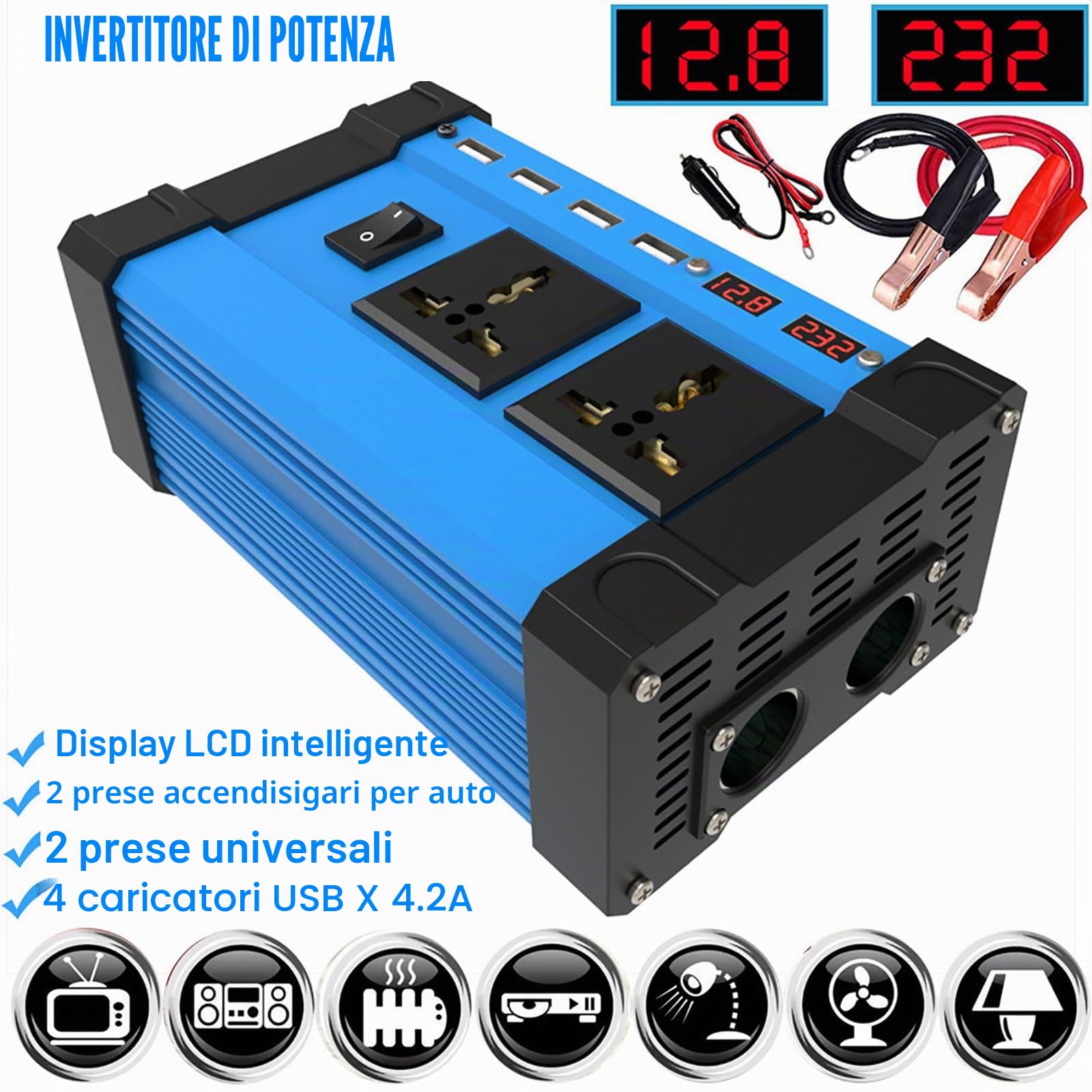 Kit pannello solare off-grid da 6000 W con pannello impermeabile da 18 W e regolatore di carica da 30 A for camper e avventure all'aria aperta
