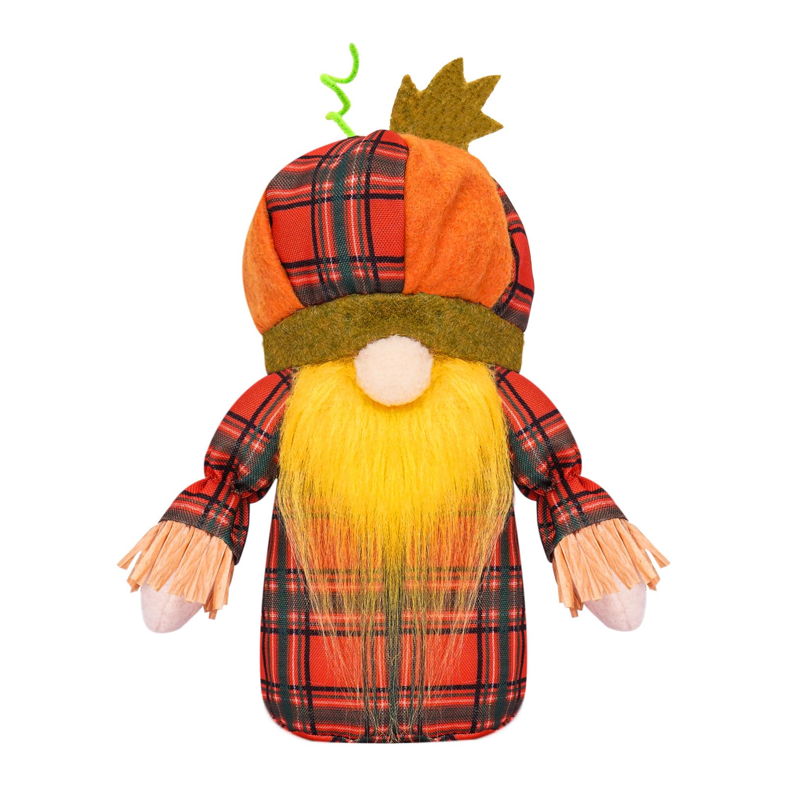 Tsophreniq Thanksgiving Gnomes Decoration Pumpkin Swedish Tomtes Faceless Doll Ornaments for Kitchen Tiered Tray Ornament Fall