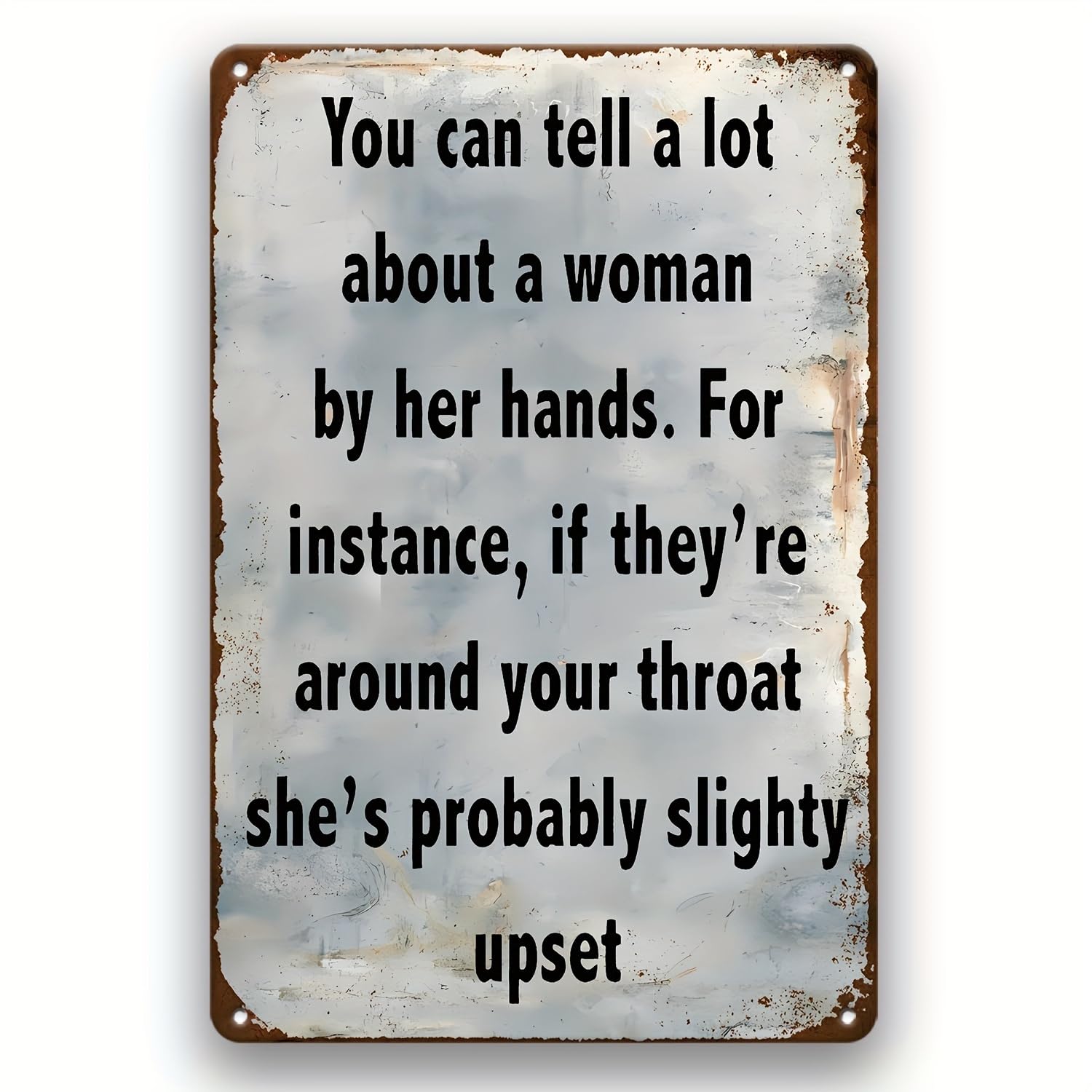 Photo 1 of "Collector's Choice" Fun Vintage Tin Signboard - Perfect for Homes, Bars, Garages, Coffee Shops, and More - Durable metal wall décor, 8" x 12", easy to hang vintage tin sign