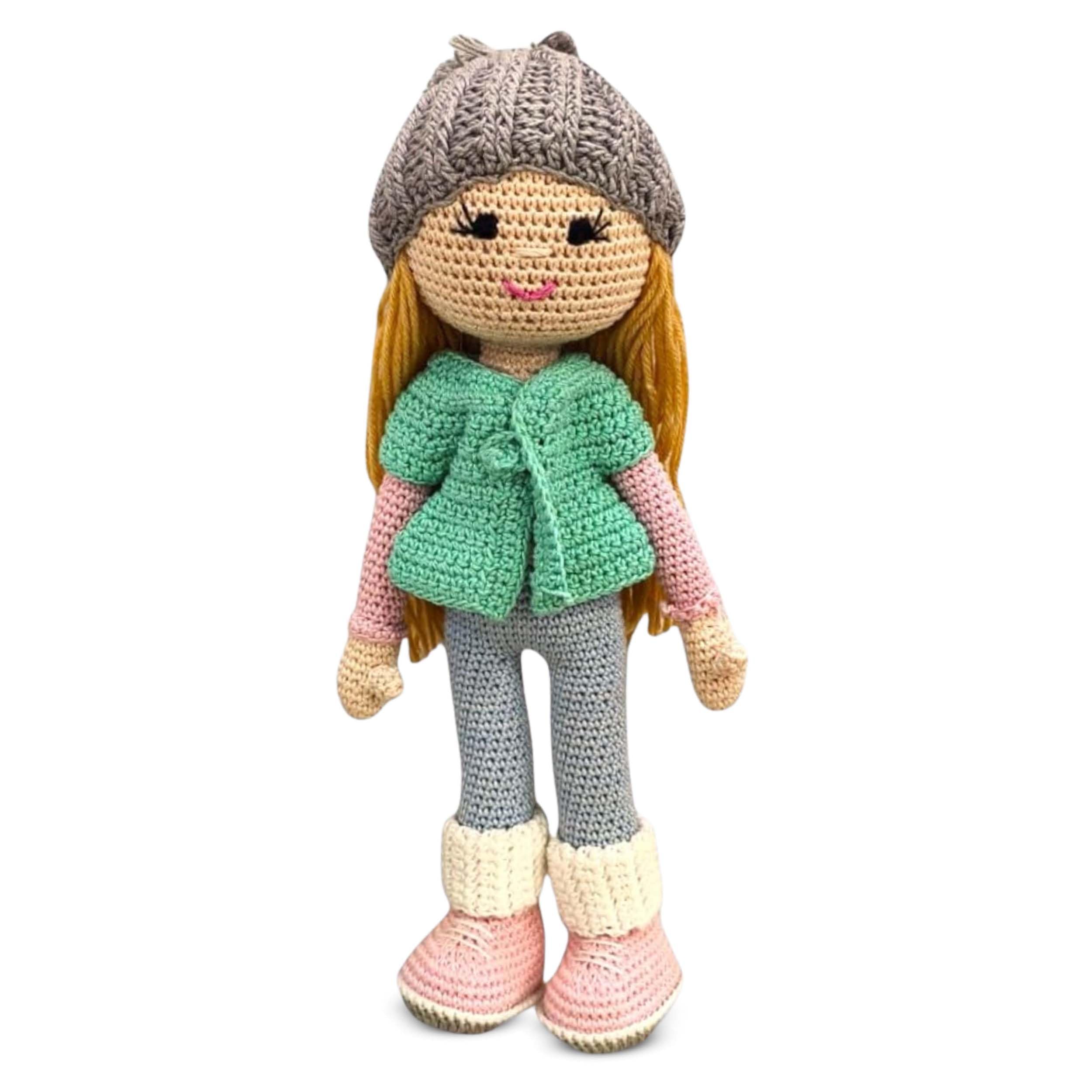 Happy Threads, Molly Doll,Handmade Crochet Stuffed Doll,Best Soft Toys for Girls & Boys, Perfect Size for Kids,Childsafe,Eco-Friendly & Sustainable Decor and Gifting Item, (BIS certifed)-image-31