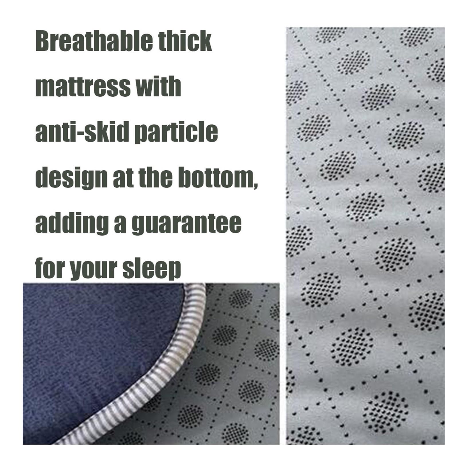 Materac Futon japoński 4 cm gruby składany dywan tatami podłoga antypoślizgowa, przenośna poduszka do spania do akademika dla dorosłych dom kempingowy miękki, oddychający, trwały