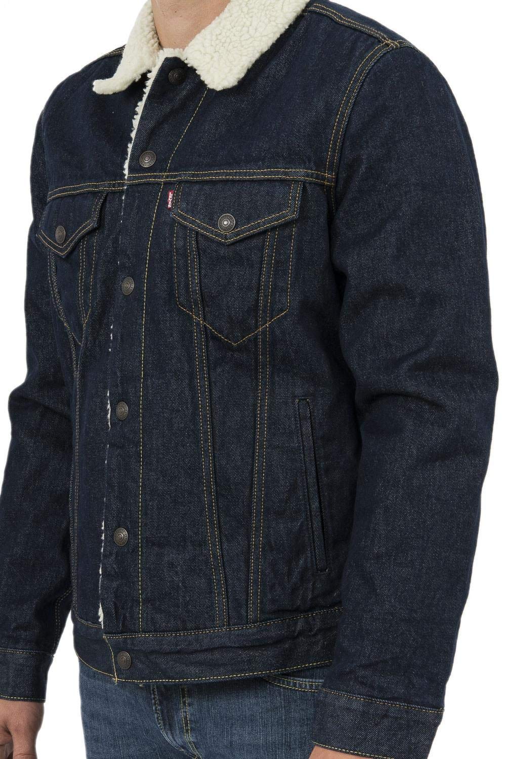 Levi's Type 3 Sherpa Trucker Chaqueta, Rockridge, S Hombre