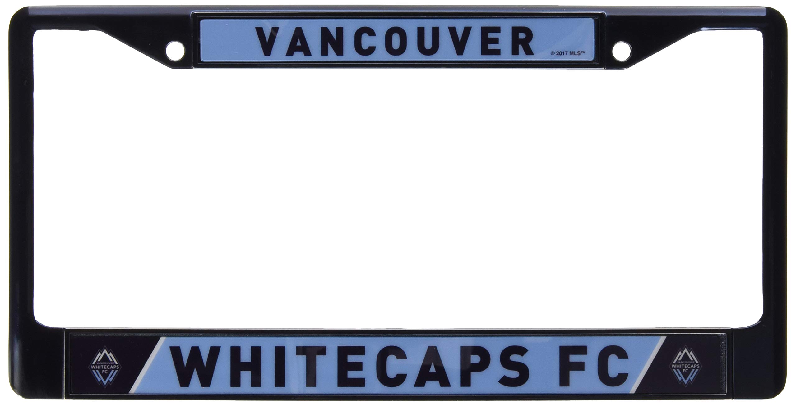 Rico Industries MLS Vancouver Whitecaps Team Colored Chrome License Plate Frame