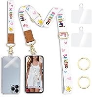 Vista 20 de Cordón cruzado para teléfono celular con correa para la muñeca, cordones de tortuga marina para alrededor del cuello, muñequera con correa ajustable