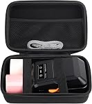 SUPVAN T50M Series Nylon Hard Protective Travel Case, Waterproof Shockproof Scratch Resistant Carrying Case for Label Maker and Tapes, External Hard Drive, Cord, Tape Measure, Screwdriver