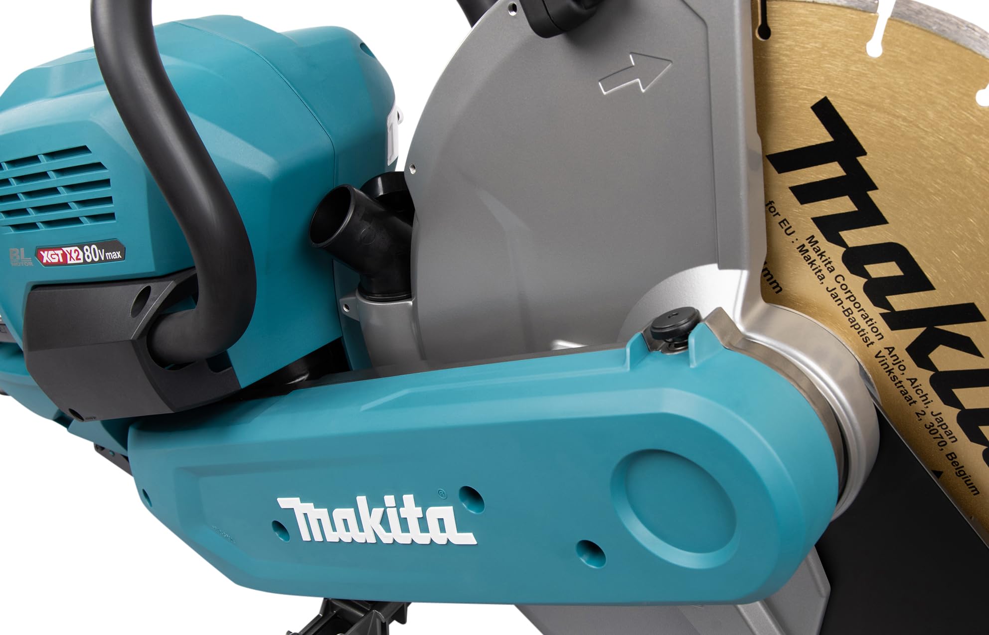 Makita CE002GZ01 Twin 40V Max (80V) Li-ion XGT Brushless 355mm Power Cutter - Batterie e caricabatterie non inclusi