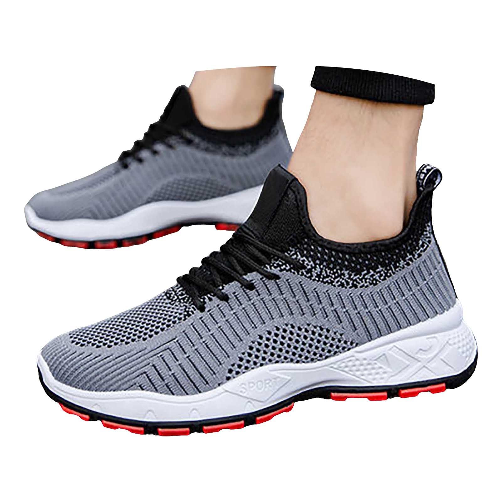 Scarpe Uomo Scarpe Running Uomo Jogging Inverno Sneakers Men Shoes da Sportive Ginnastica Bianche Traspiranti Palestra Estive Tela Blu Tennis Lacci Invernali 40 Eleganti Senza Estate for Ammortizzate