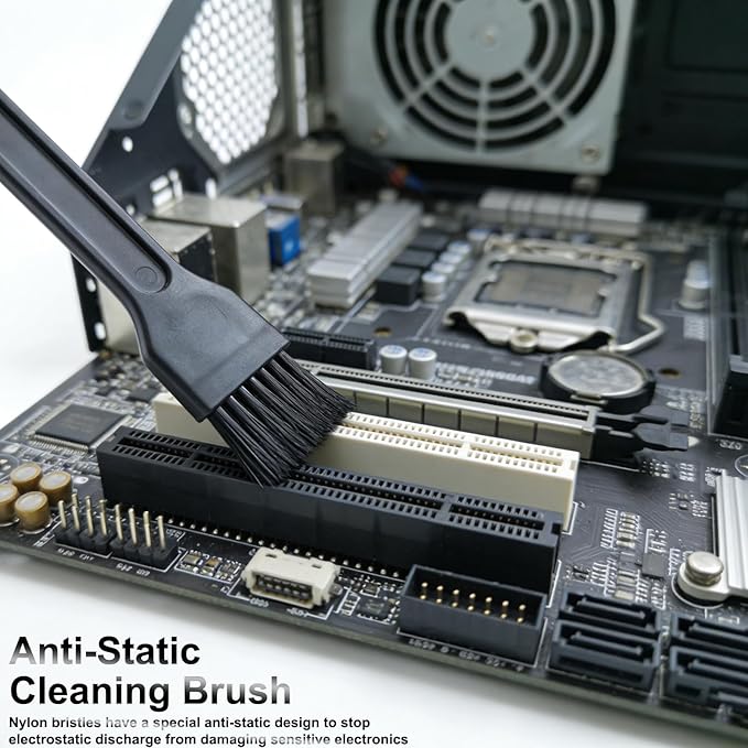 Cepillo Anti Estático ESD Seguro para Limpieza de Electrónicos miniatura 4