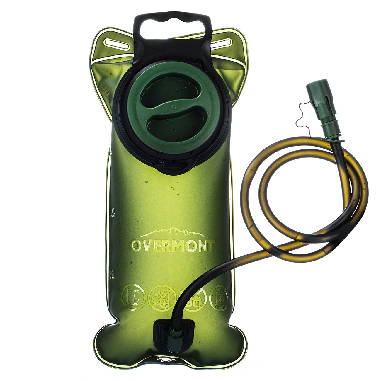OVERMONT Outdoor Water Bladder Water Bag Hydration Bladder Running Camping Hiking Bicycle Color Blue 2L/3L