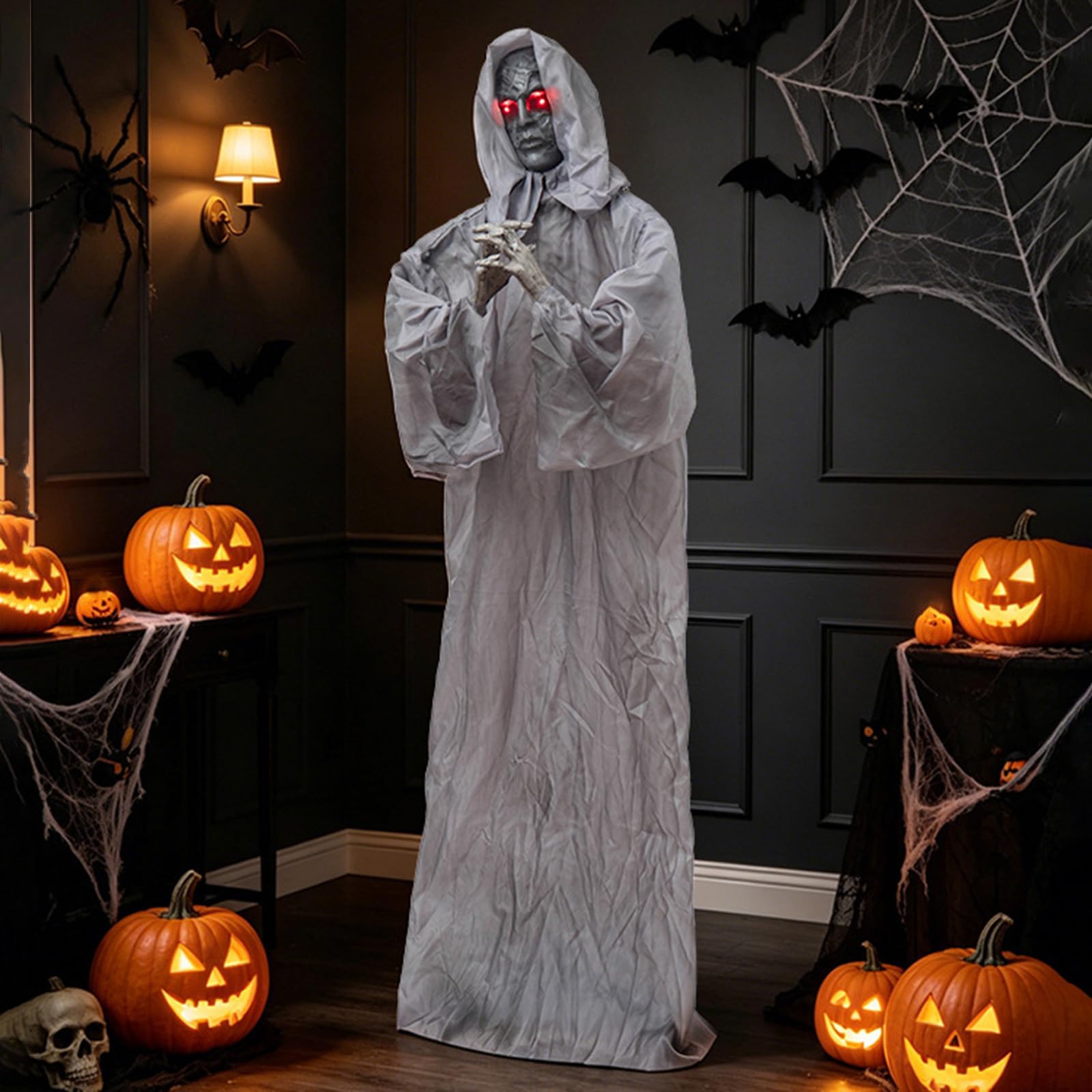 Décoration d'Halloween avec lumière activée par les mouvements
