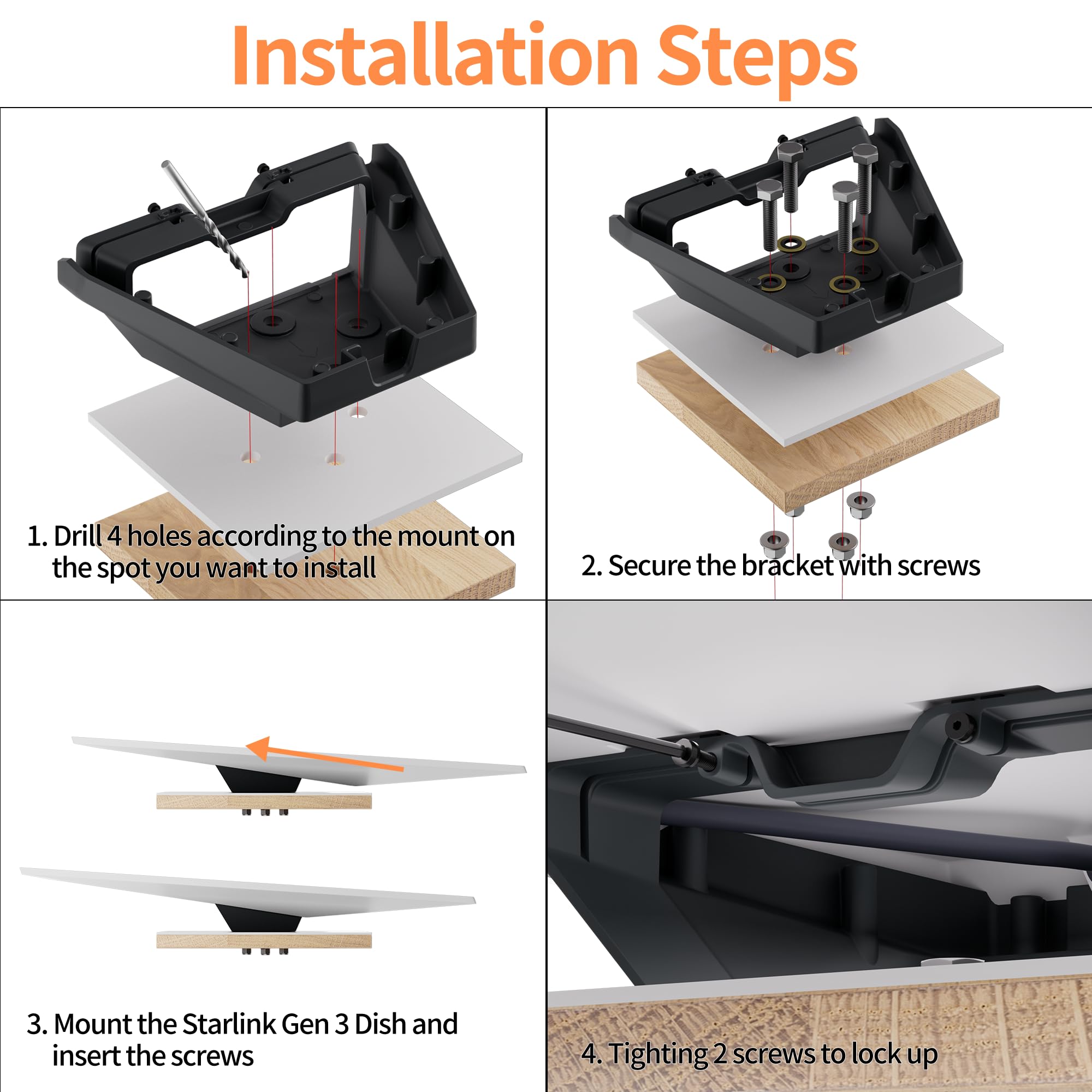 Amazon | Starlink 標準モビリティマウント Starlink Gen 3 標準