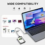 Unitek Câble Adaptateur Convertisseur SATA III USB 3.0 pour Disque Dur HDD/SSD 2,5 3,5 Pouces avec Adaptateur Secteur 12V/2A, Support UASP Compatible avec Lecteurs Optiques