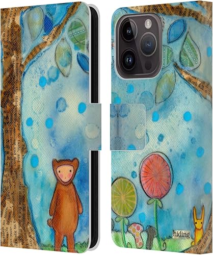 Miniatura 9 de Head Case Designs Officially Licensed Wyanne Quiet Nature 2 Leather Book Wallet Case Cover Compatible with Apple iPhone 15 Pro