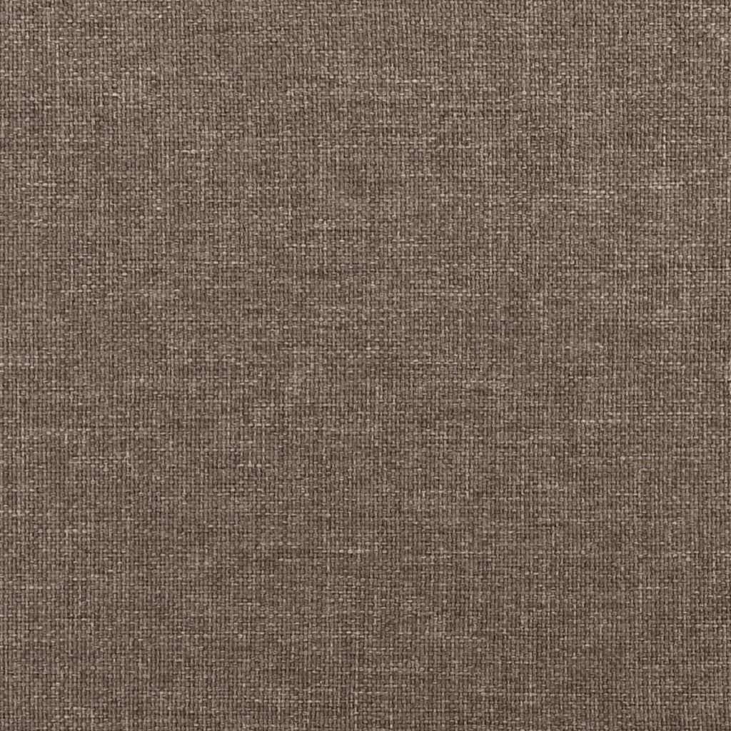 Zierkissen 2 Stück Taupe 40x40 cm Stoff Bezug Dekokissen für Sofa Couch Schlafzimmer Wohnzimmer Garten Modern Kuschelkissen mit Reißverschluss