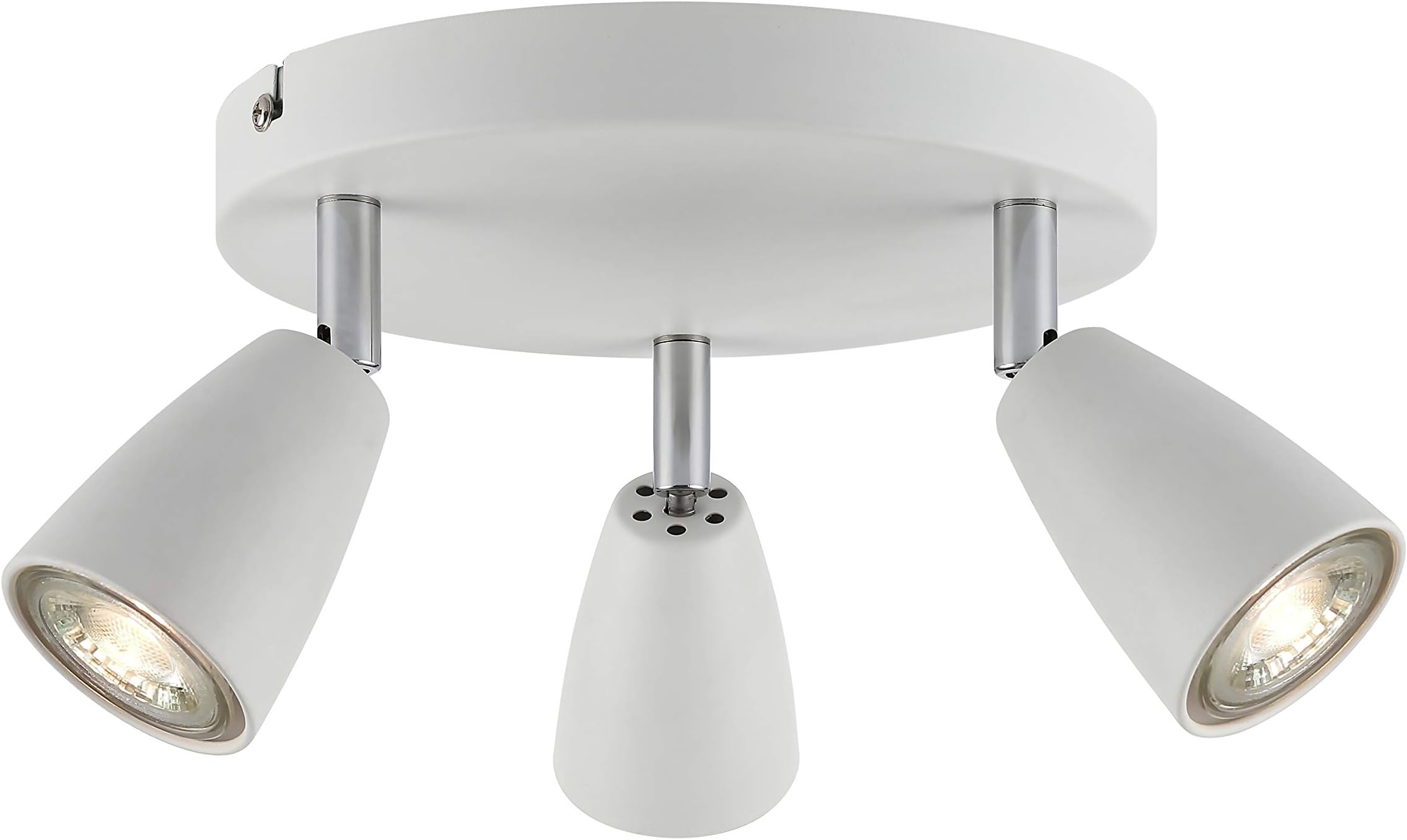 Aipsun Deckenstrahler 3-fach GU10 - Schwenkbar & Modern In Schwarz