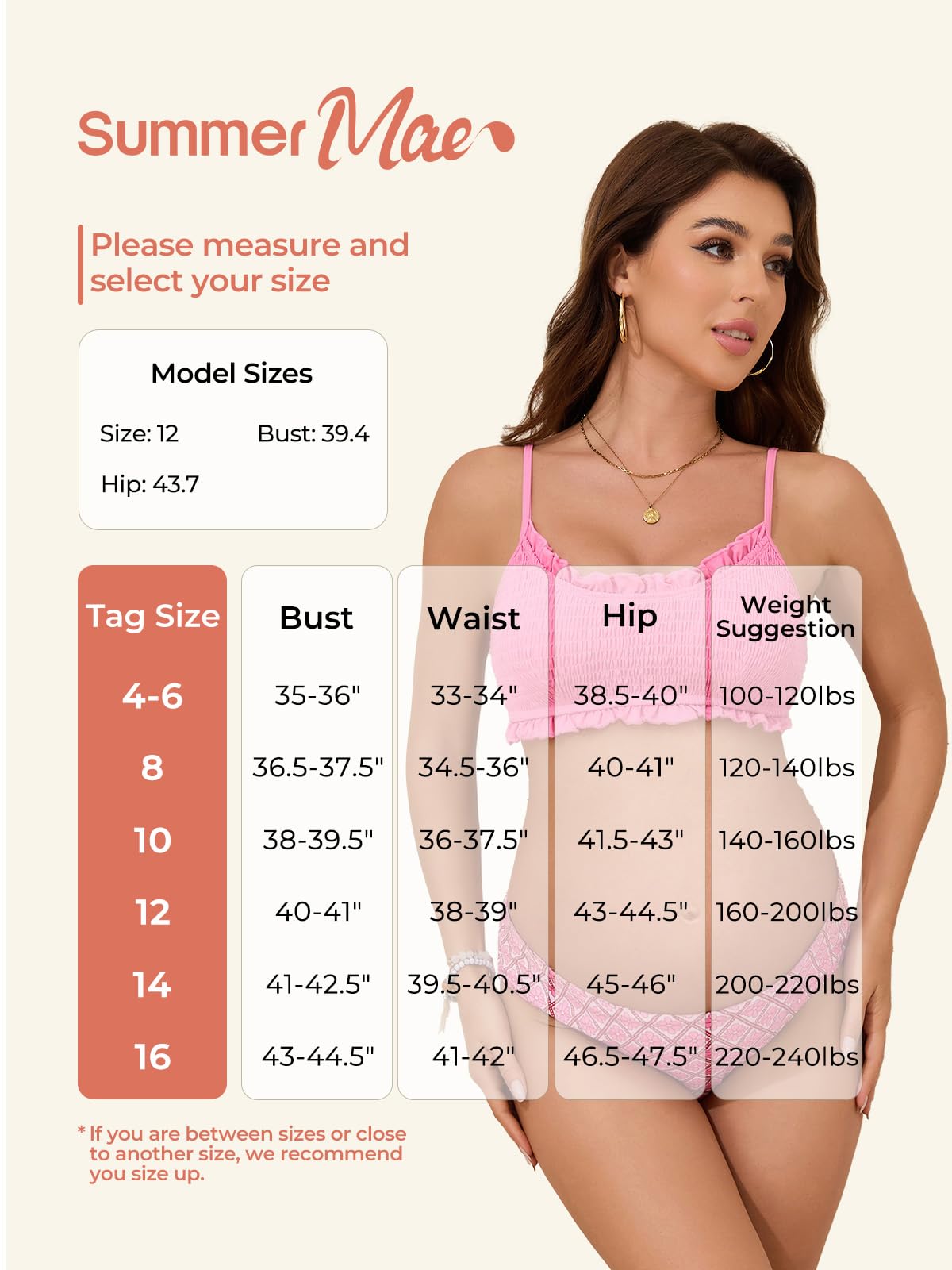 Summer Mae Ruffle Maternity Swimsuit Two-Piece Low Rise Bikini Shirred Smoked Pregnancy Bathing Suit