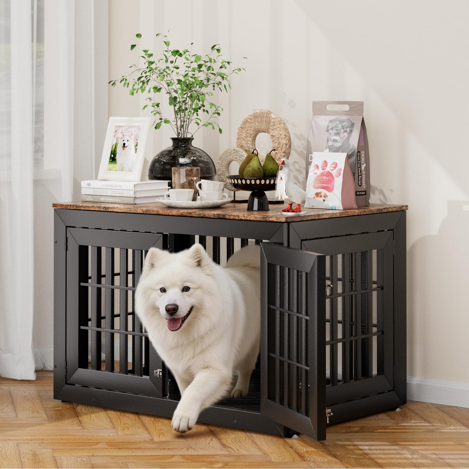 Snuowu 42 Heavy-Duty Dog Crate Furniture