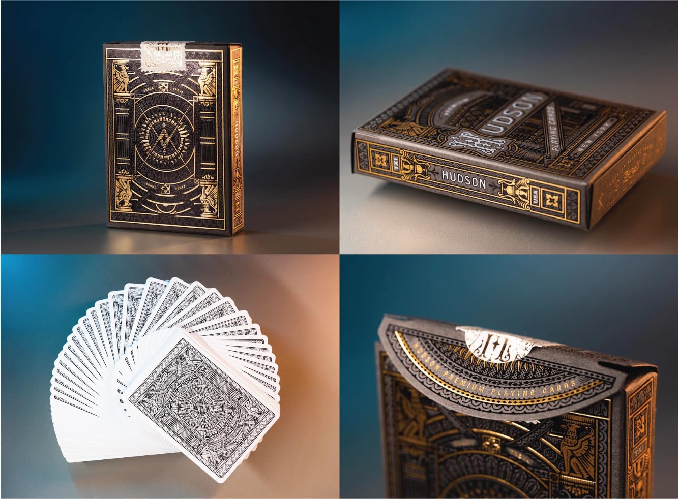 Hudson Playing Cards 2 Pack Decks | 1 Deck Hudson Teal and 1 Deck