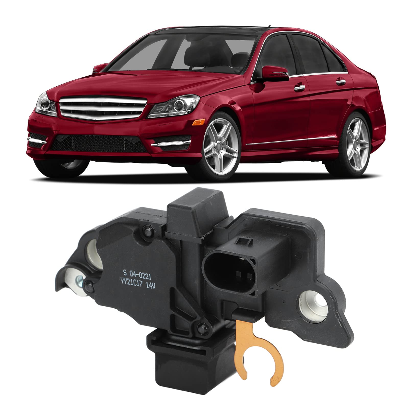 Régulateur d'alternateur Noir Performance Stable Longue Durée F00M145225 pour Voiture