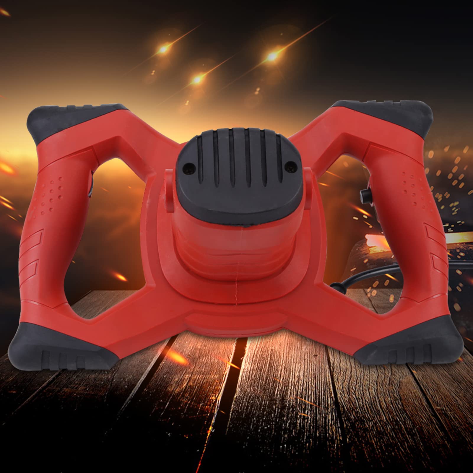 CHICIRIS - Mezclador de mortero eléctrico portátil de 6 velocidades, 1500 W, para pintura de lechada de cemento, diseño ergonómico para operaciones de mezcla industrial