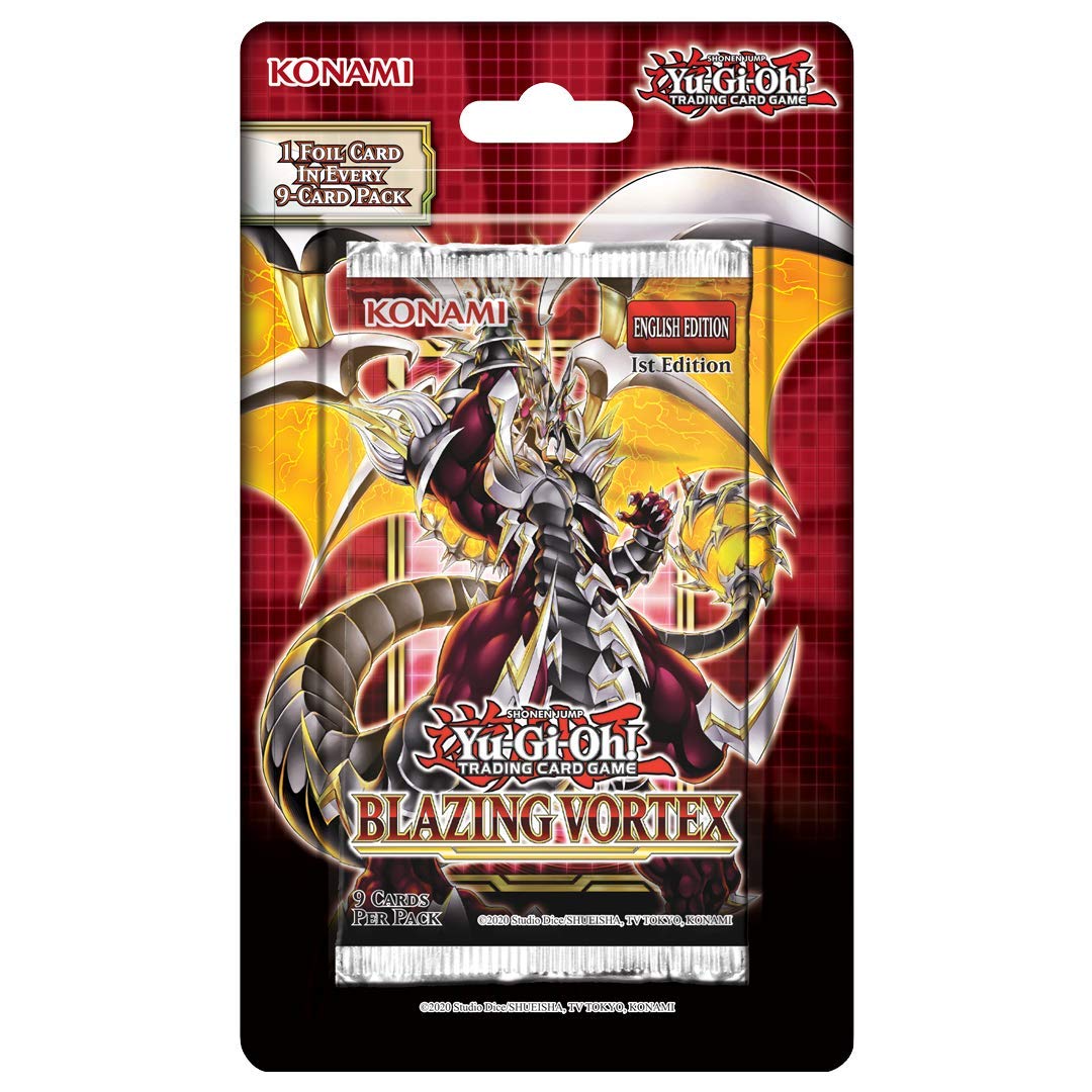 Amazon.com: Yu-Gi-Oh! TCG: Blazing Vortex Blister Packs (5 Packs