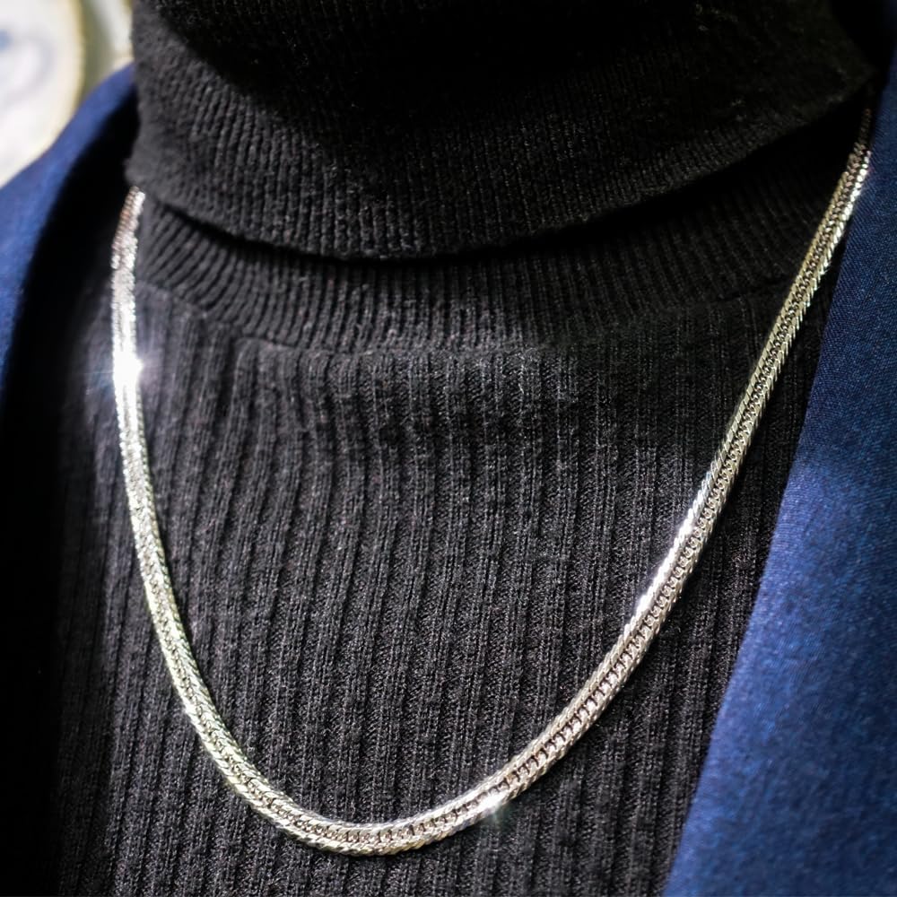 Amazon | [APRE] 純 プラチナ 喜平 ネックレス Pt1000 トリプル 12面