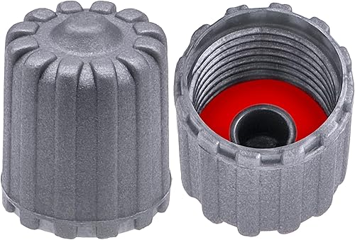 Vista 12 de 30 piezas de tapas de vástago de válvula de neumático TPMS, tapas de vástago de válvula de rueda de plástico negro para TR20008 TPMS, tapas