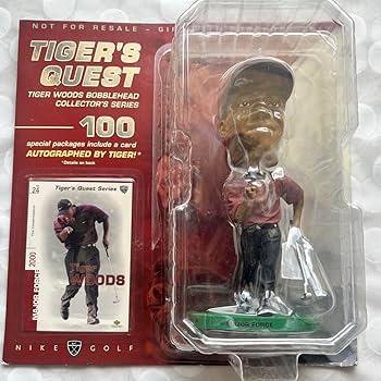 Amazon | タイガー・ウッズ ボブルヘッド フィギュア