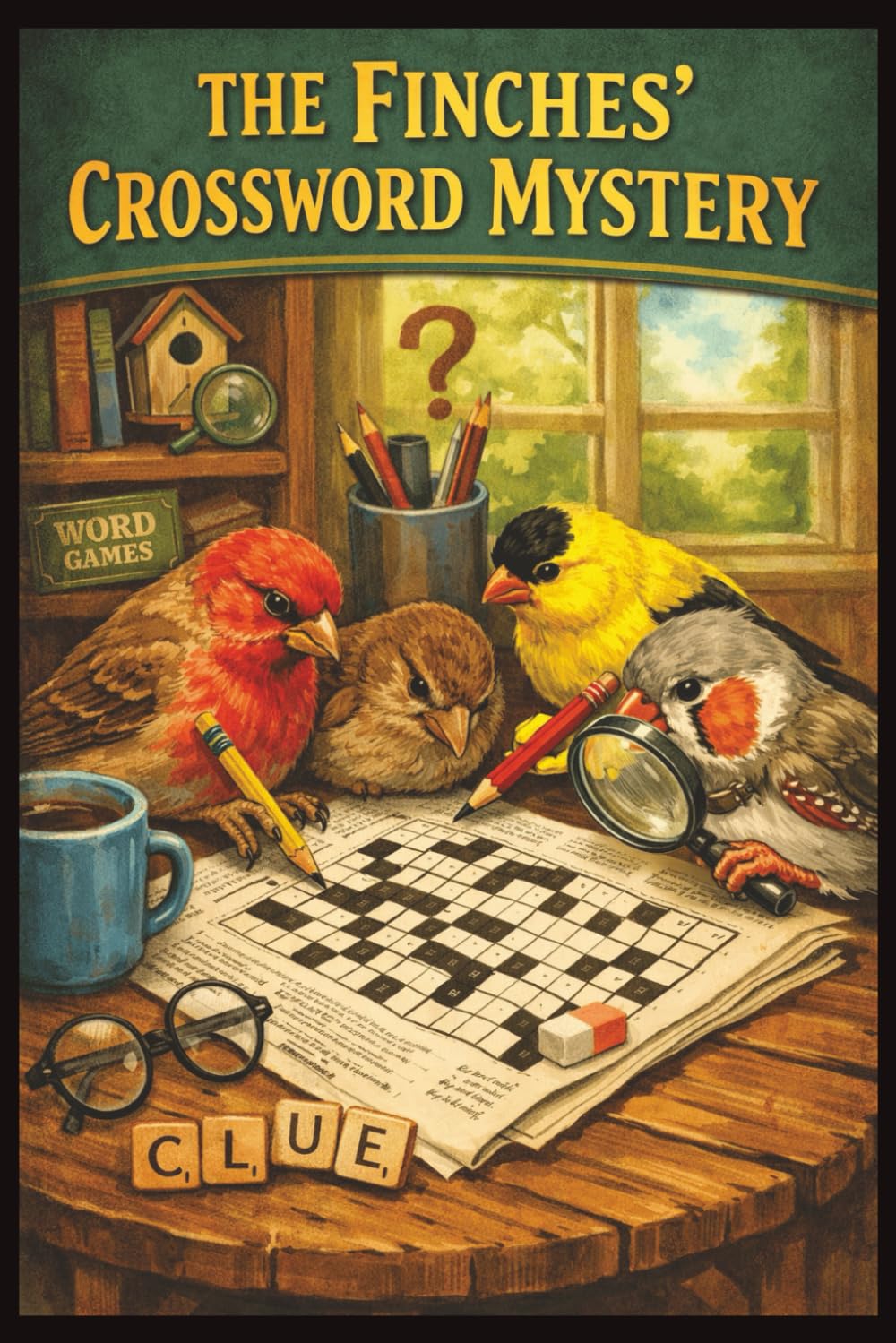 Finches Crossword Puzzle Book: Easy-to-Read Crossword Puzzles About Finches – Birds, Pets, Care, Fun Facts & More | 6x9”, 110 Pages – An Awesome Gift for Bird Lovers, Vacations, and Relaxing Moments