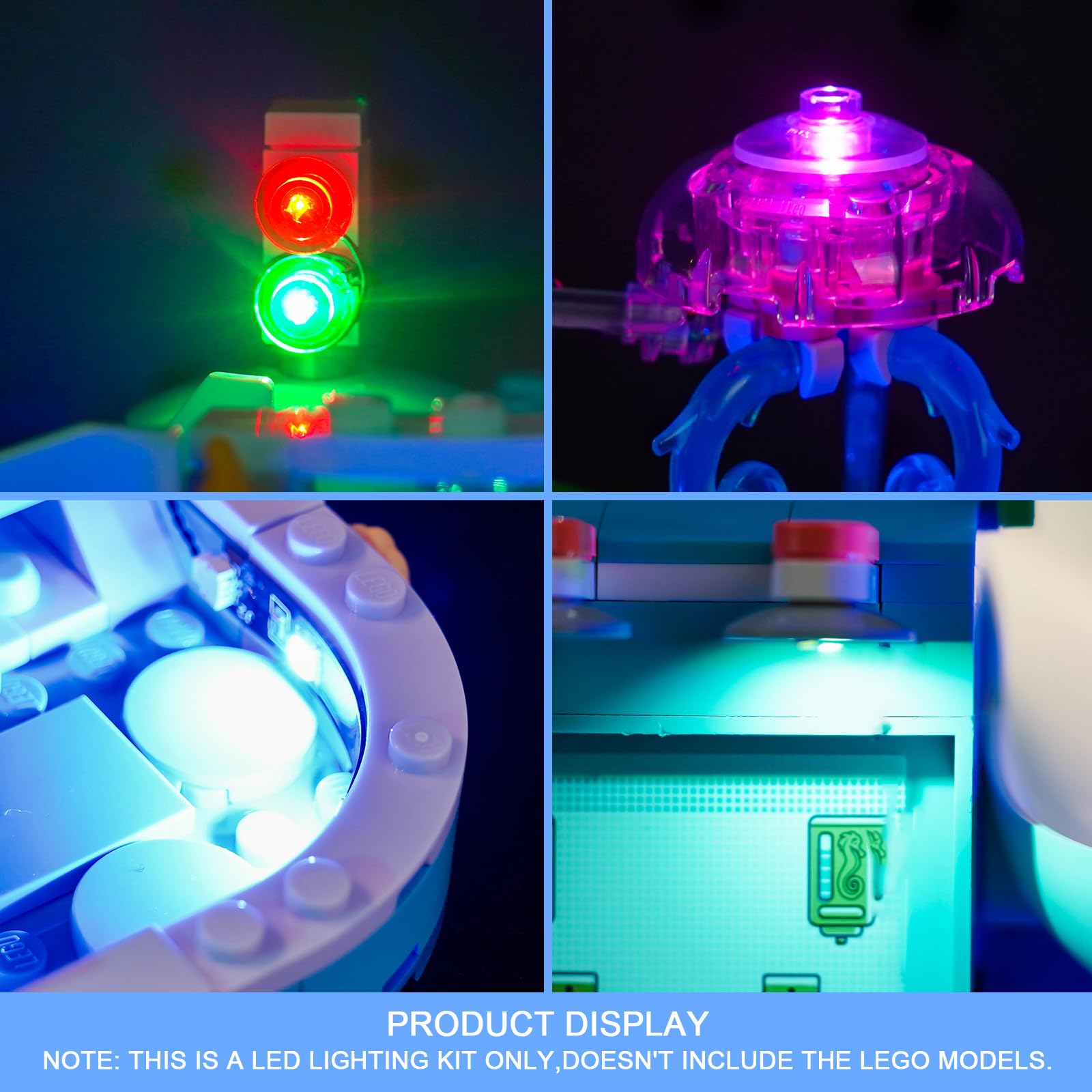 Light Kit for Lego Heartlake City Water Park Lighting Set for Lego 42630 Heartlake City Water Park Vehicle Set - Image 4