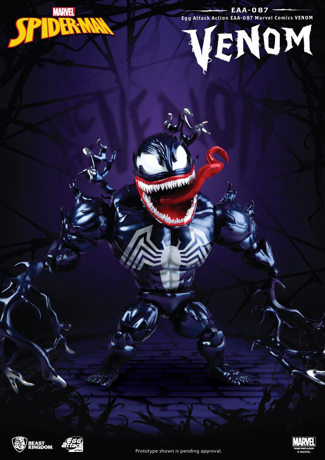 Beast Kingdom Egg Attack Marvel Comics Venom Action Figure 