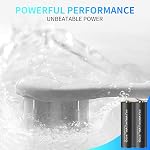 POWEROWL Rechargeable AA Batteries PRO w/ 8 Bay Charger, High Capacity 2800mAh, Premium NiMH Double A Battery -8 Count