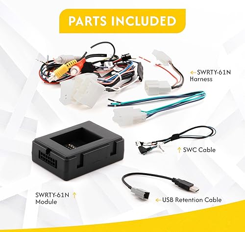 Miniatura 3 de CRUX SWRTY-61N Radio Replacement with SWC & OE RVC Retention (for Toyota Vehicles 2012-Up)